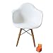 Buschman Store table and chairs set, 2 armchairs, White