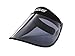 SOVIS Black Extended Length over 99% UVB and UVA2 / 97.2% UVA1 Facial Protection Sun Cap Solar Visor Hat Worldwide Patented
