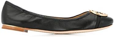 black leather flats womens