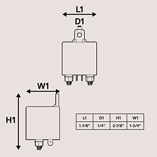 True Mods 12V DC 120 Amp Split Charge Relay Switch 4 Terminal Relays
