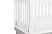 Babyletto Harlow 3-in-1 Convertible Crib, White with Grey Acrylic