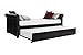 DHP Giada Upholstered Daybed/Sofa Bed with Trundle, Twin Size Frame,