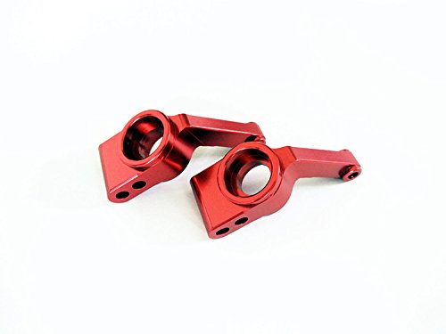 For 1/10 RC Car Rustler VXL & XL-5 Upgrade Parts Aluminum Rear Knuckle Arm Red -1PR