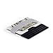 Radix One Slim Wallet (White/Gray) - Minimalist Ultralight Thin Polycarbonate Money Clip