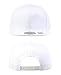 NYFASHION101 Plain Blank Flat Bill Adjustable Snapback Cap Hat - White