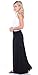 Popana Women’s Casual Long Convertible Maxi Skirt Summer Beach Cover Up Made in USA Black Medium