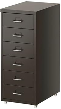 Amazon Com Ikea Helmer Drawer Unit On Casters Gray Kitchen