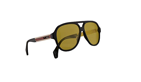 Gucci GG0463S Sunglasses Black White w 