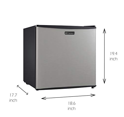 4 Emerson+CR160BSSE+1+6+Cubic+Refrigerator+Stainless