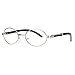 SA106 Art Nouveau Vintage Style Oval Metal Frame Eye Glasses