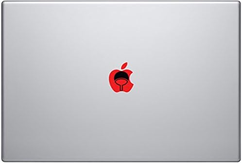 Uchiha Insignia Anime Cutout Apple Overlay Decal for Macbook