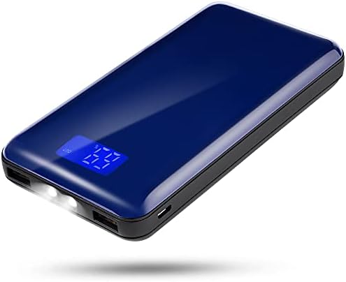 20000mah Mobile Power Supply with Dual USB Port Output, Portable Charger with LCD Display, Compatible with iPhone 11/11 Pro/XS/XS max/XR, Samsung Galaxy note9