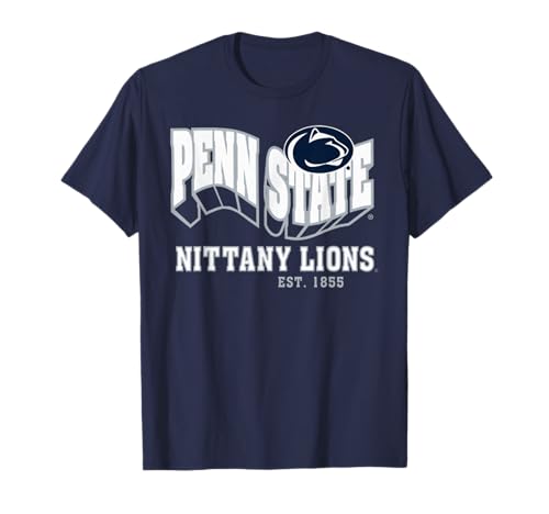 Penn State Nittany Lions Retro Flashblock Navy T-Shirt
