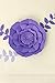 KEY SPRING 3D Paper Flower Decorations, Giant Paper Flowers, Large Handcrafted Paper Flowers (Purple, Lavender Set of 6) for Wedding Backdrop, Bridal Shower, Baby Shower, Wall Decor, Birthday Party