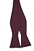 Jacob Alexander Solid Color Self Tie Bowtie - Burgundy Wine