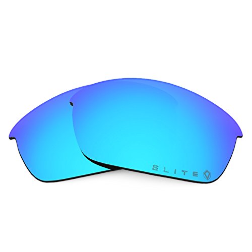 Revant Polarized Replacement Lenses for Oakley Flak Jacket EliteKiwanda Blue MirrorShield