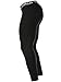 Cadmus Men's Compression Running Workout Leggings,2 Pack,1007,Black(Black Stripe) & Black(Red Stripe),M