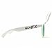 GloFX Flip Up 3Diffraction Glasses - White Flips Rave Prism Grating Diffraction w/Anaglyph Anaglphic 3D