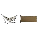 Vivere Double Cotton Hammock with Space Saving