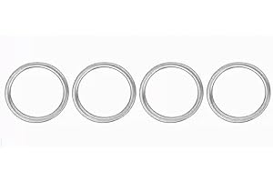 AuTK Aluminum Alloy AC Vent Outlet Rings for 2018-2025 Jeep Wrangler JL JLU & Gladiator JT Interior Air Conditioner Vent Ring Cover Trims Air Conditioner Knob Rings 4pcs-Set (Silver)