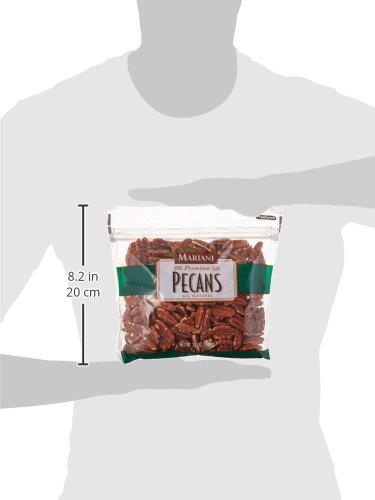 Mariani Nut Company Shelled Pecans Laydown Ziplock, 12 oz