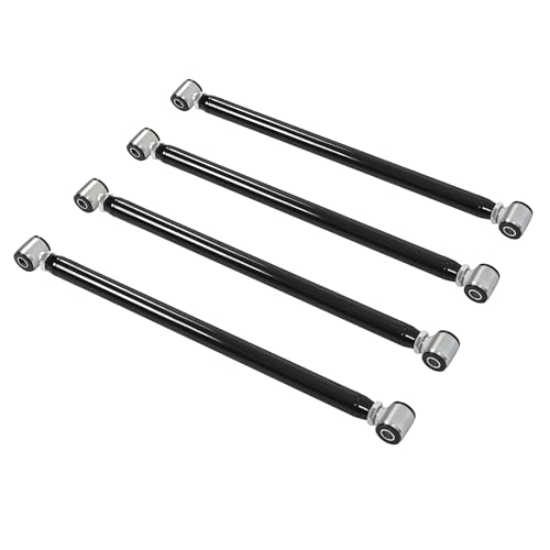 ALMULOO Suspension 4 Link Bars Universal 24" Steel Gloss Black Powder Coated Ga…