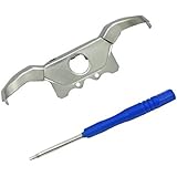 Replacement Chrome LB RB Bumper Trigger &amp; Middle Kit for Xbox One Elite and Xbox One Controller with 3.5mm Jack Versions