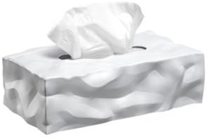 Essey Tissue Box Long, White by Essey