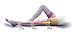 Lavender Type S ~ M Size and Firming Slim Comfort Walk Kyu Dreaming