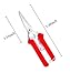 PHAETON 4PCS Pruning Shears, Florist Scissors, Multi-Tasking Garden Snips for Arranging Flowers, Trimming Plants and Harvesting Herbs, Fruits or Vegetables (Garden Scissors with Pointed Ends 4pcs)thumb 1