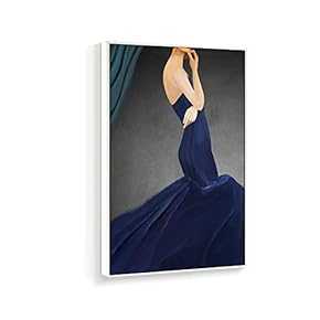 Framed Canvas Wall Art for Living Room, Bedroom Fashion Women Canvas Prints for Home Decoration Ready to Hanging - 16x24 inches