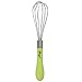 Shaaz's 11 Inch Stainless Steel Balloon Whisk with Silicone Handle gives Better Grip is the Best Kitchen Utensil for Blending Whisking Mixing Whipping Beating Stirring. Perfect Mixer Frother Blender