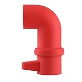 [Upgraded] Cupboards/Cabinets Savior, Original Steam Release Accessory for Instant Pot or Pressure Cooker - 360° Rotating Design to Adjust Direction Freely (Version 2.0 - Red)