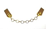 Gold Plate Circle Sweater Guard Sweater Clip