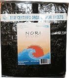 Natural Zing Raw Organic Nori Sheets, 50 sheets/pk by Natural Zing