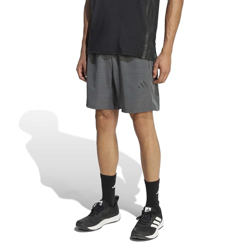 adidas Men's Workout Essentials Basic Melange Woven Shorts… at Amazon