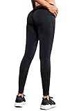 Laisa Sports Women's Compression Thigh Slimming Butt Lift Leggings Hip Push Up Yoga Pants (US X-Small=Asia M, Black)