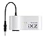 Tascam iXZ Microphone and Instrument Audio Interface for iOS Mobile Devices, iPhone, iPod, and iPad,White