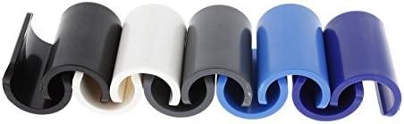 Terricraft's Original Bimini Boat Clip - Muti-Color Bundle of Clips for Boat Rails or T-Tops - Holds Towels or Clothes for Drying, Privacy and Convenience (10)
