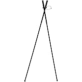 BOG Deadshot Sitting to Standing Bipod with Adjustable Legs, Rubber Shooting Yoke, Aluminum, for Shooting, Hunting, and Outdoors