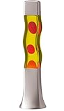 Creative Motion Groovy S Shape Motion Lamp, Red Wax/Yellow