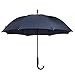 LifeTek Kingston FX1 Windproof Golf Umbrella - Large 54 Inch Automatic Open for 2 People, Comfort Grip Classic Cane Style Handle, Fast Drying Canopy, Premium Quality Construction
