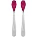 OXO Tot Feeding Spoon Set with Soft Silicone- Pink