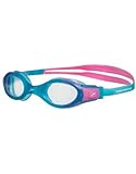 Speedo Girls' Futura Biofuse Goggles Turquoise And Pink