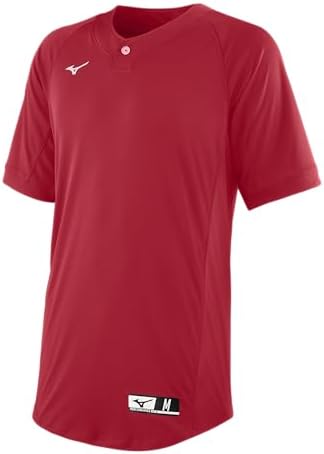 Amazon.com: Mizuno Youth Aerolite 2-Button Baseball Jersey, Red