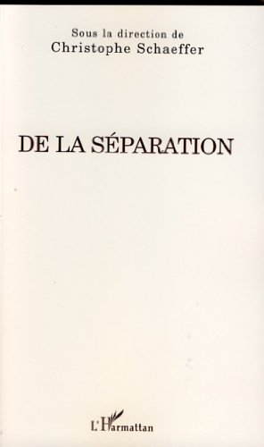 De la séparation