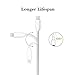 Yostyle Short Lightning Cable 5Pack 1ft Lightning to USB Cable Short iPhone Charger Cord for iPhone X / 8 / 8 Plus / 7/7 Plus / 6 / 6 Plus / 5s, iPad, iPod and other iOS devices(White)