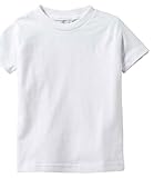 Rabbit Skins Fine Jersey Infant T-Shirt, 18MOS, White