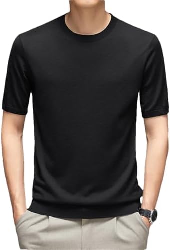 Amazon.com: Men's Mock Turtleneck Sweater Short Sleeve Casual