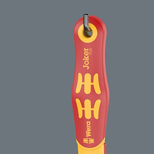 Wera 05020153001 6004 Joker VDE L, VDE-isolierter, selbstjustierender Maulschlüssel, 16 - 19 mm (5/8"-3/4") 10